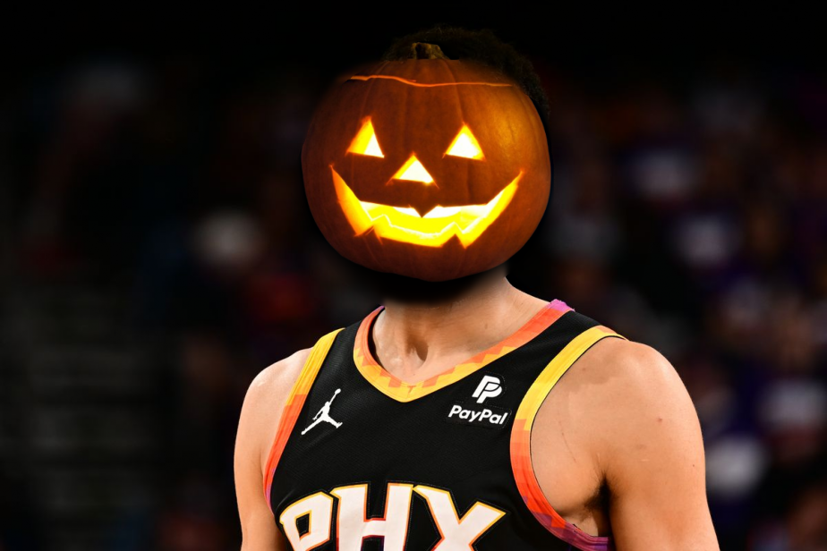 Blended Image of Devin Booker + Lantern